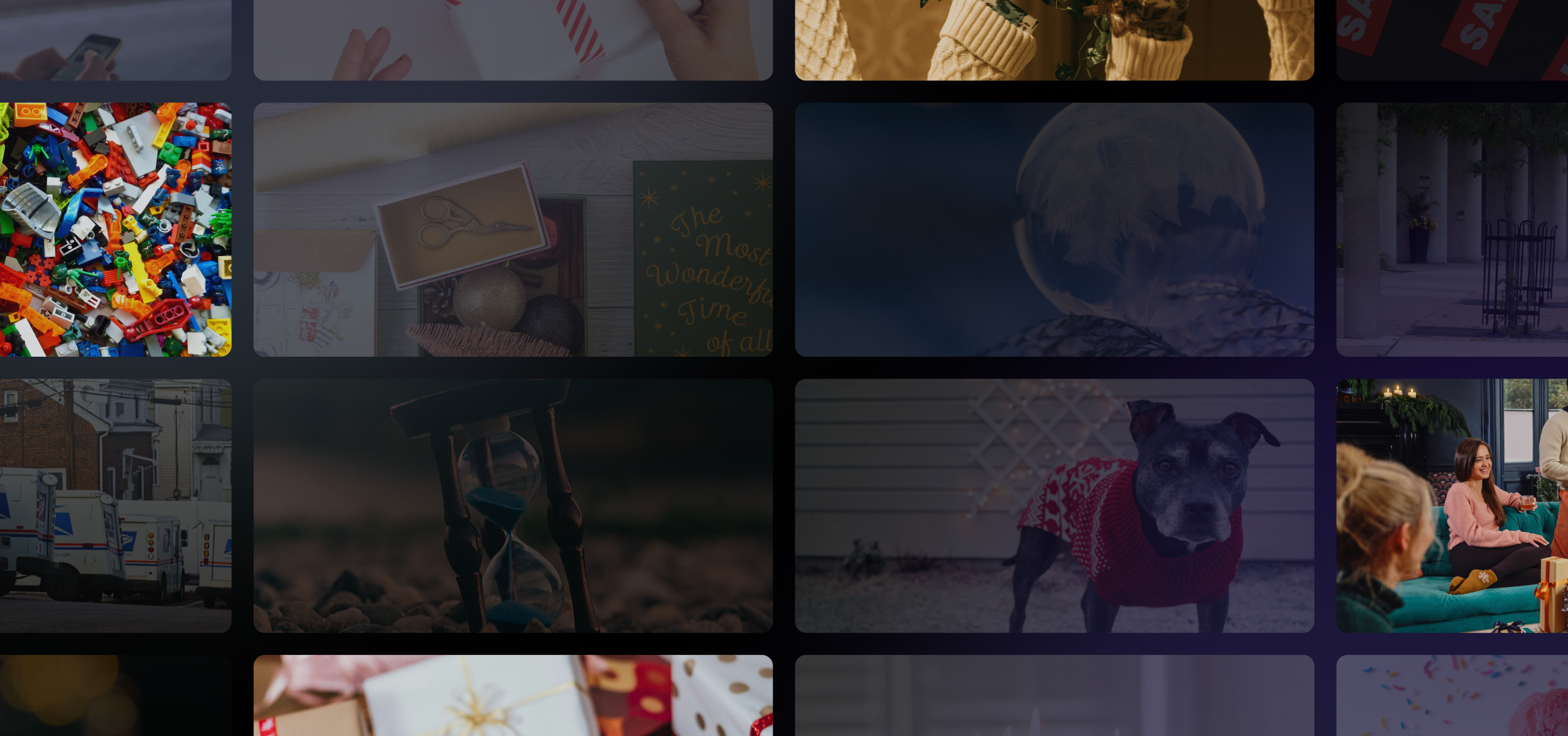 December SMS marketing calendar preview