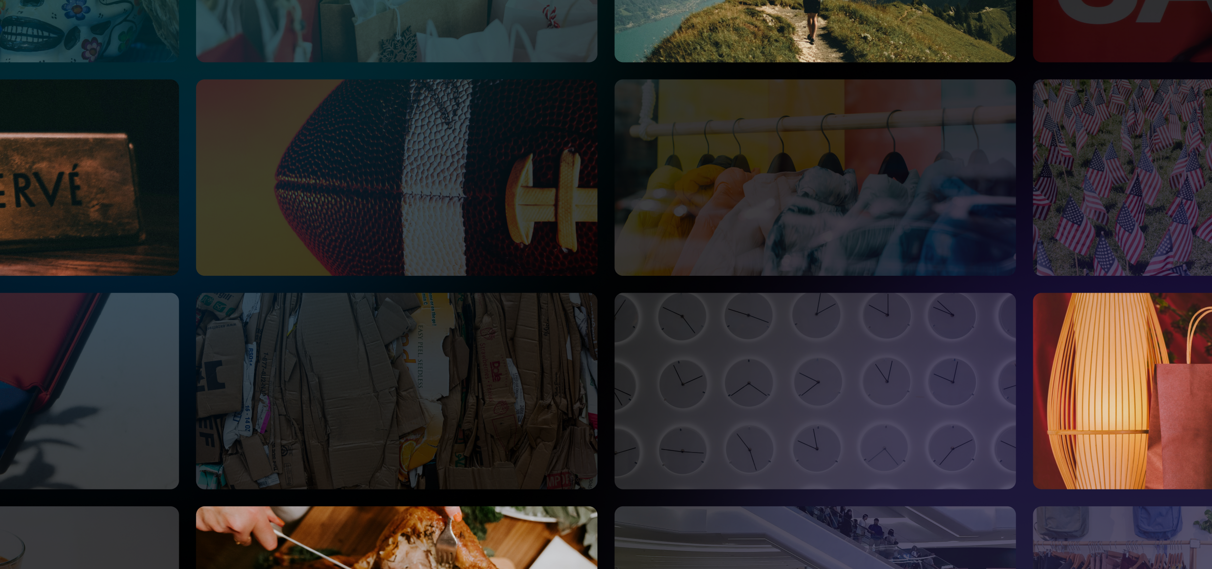 November SMS marketing calendar preview